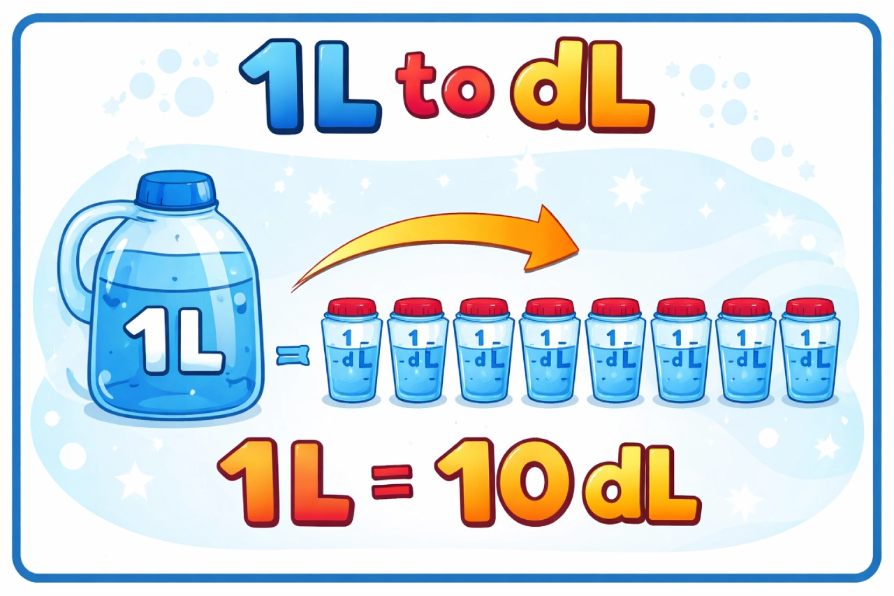 1L to dL Explained: Quick Conversion + Practical Examples