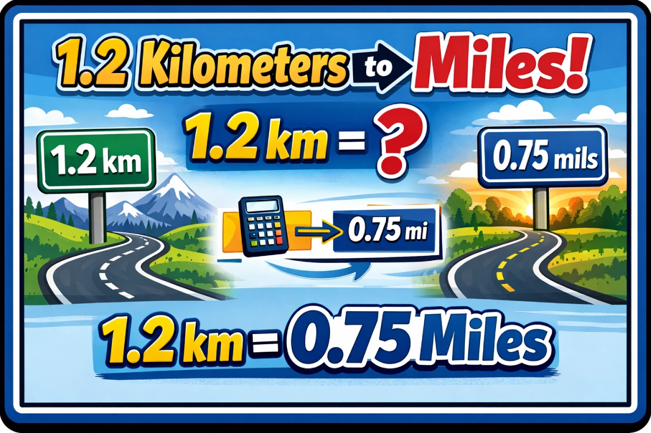 1.2 km to Miles Conversion