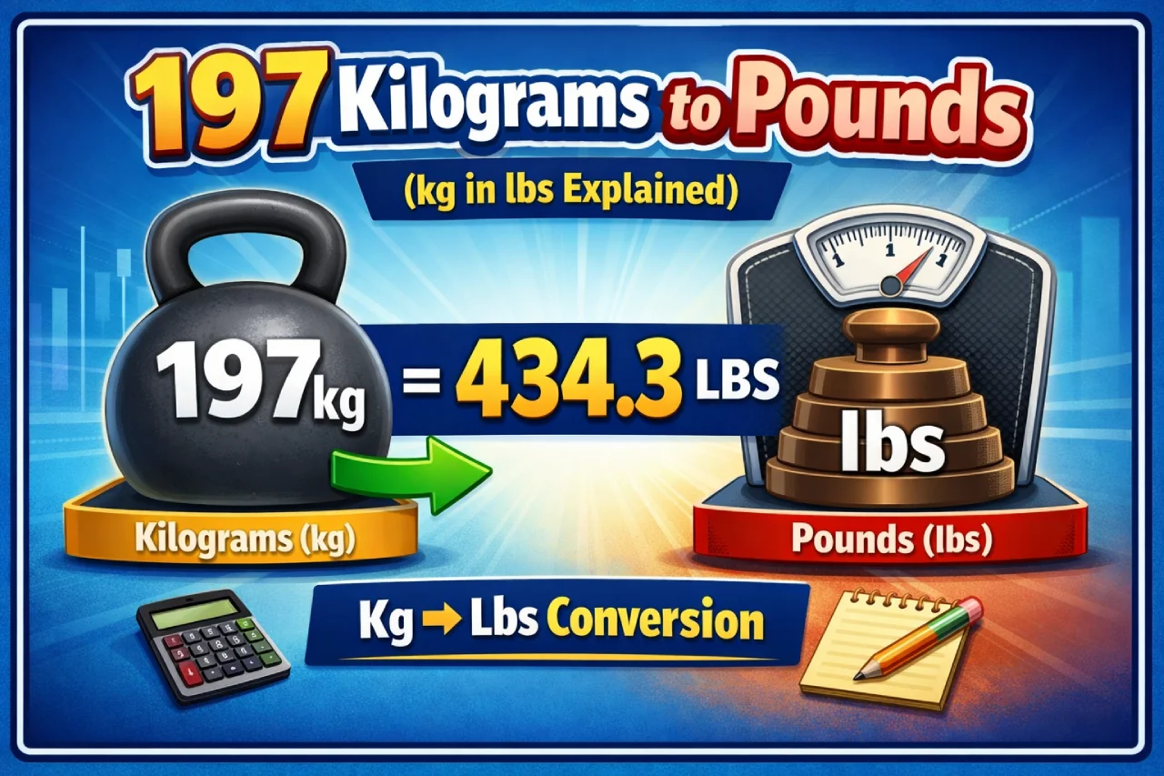 197 Kilograms to Pounds