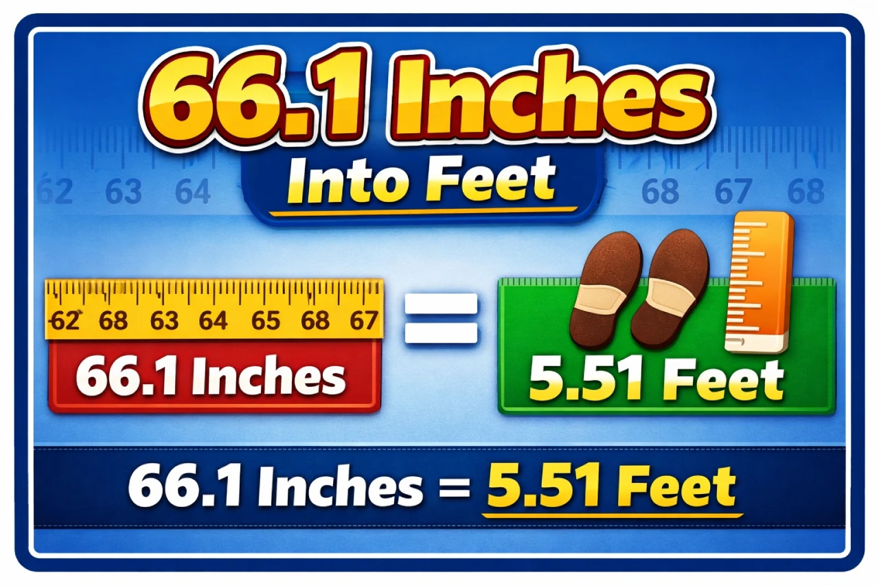 66.1 Inches Into Feet