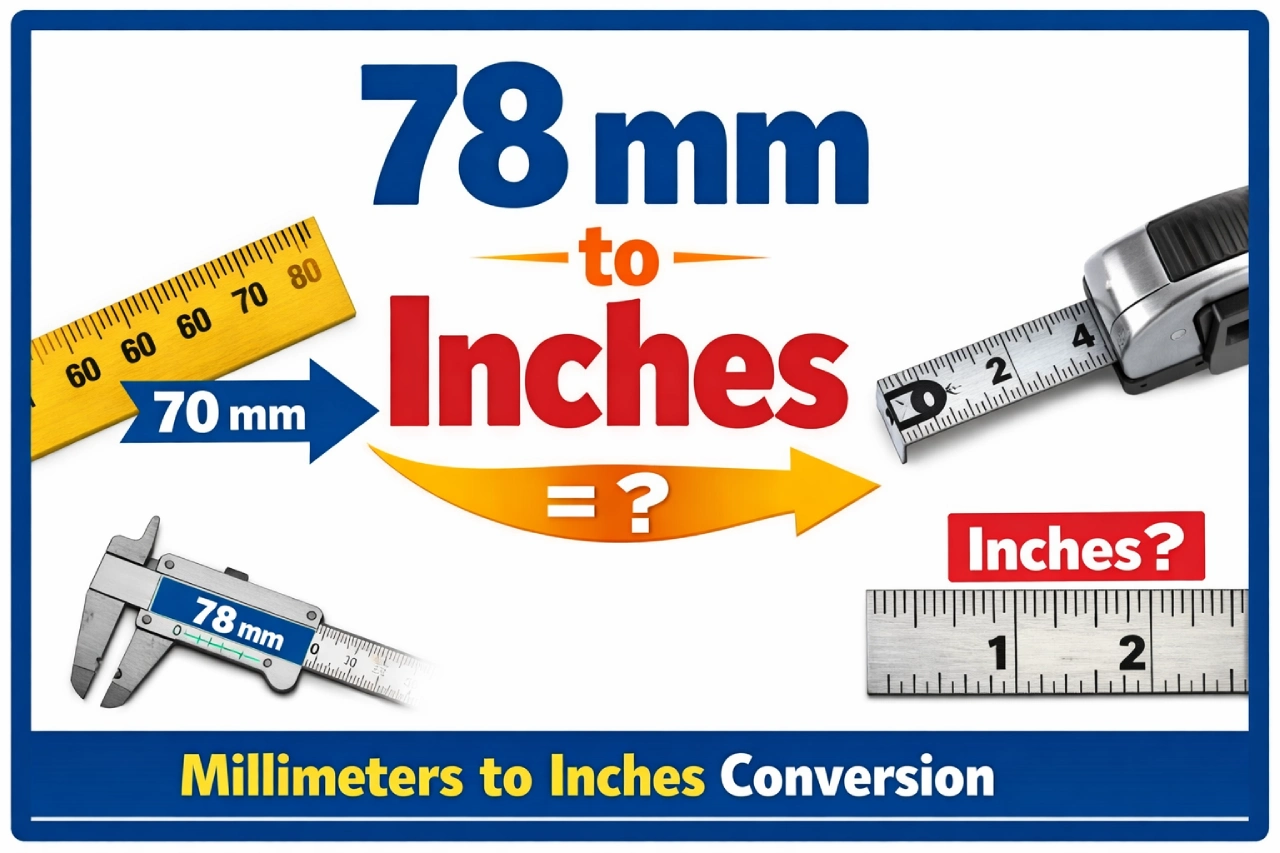 78 mm to Inches