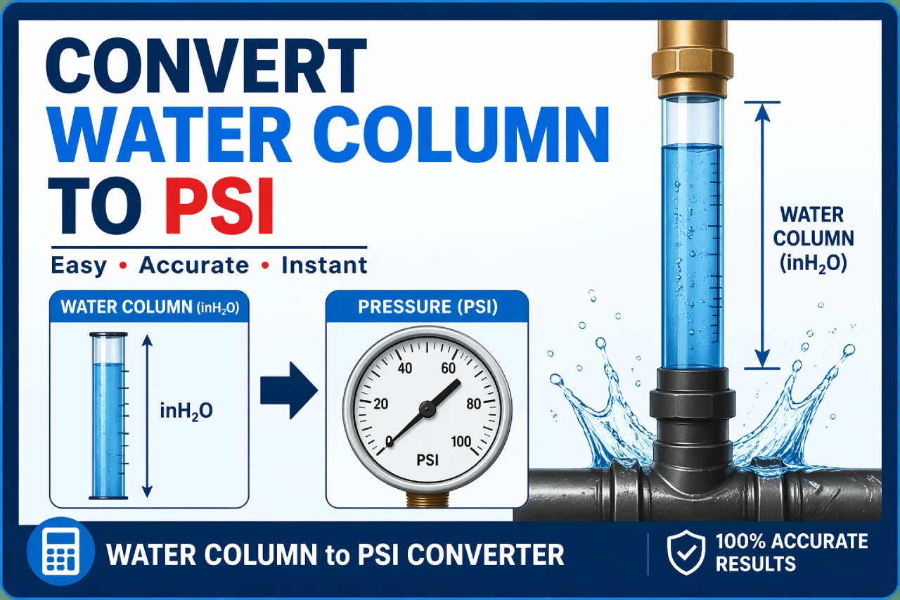 Convert Water Column to PSI