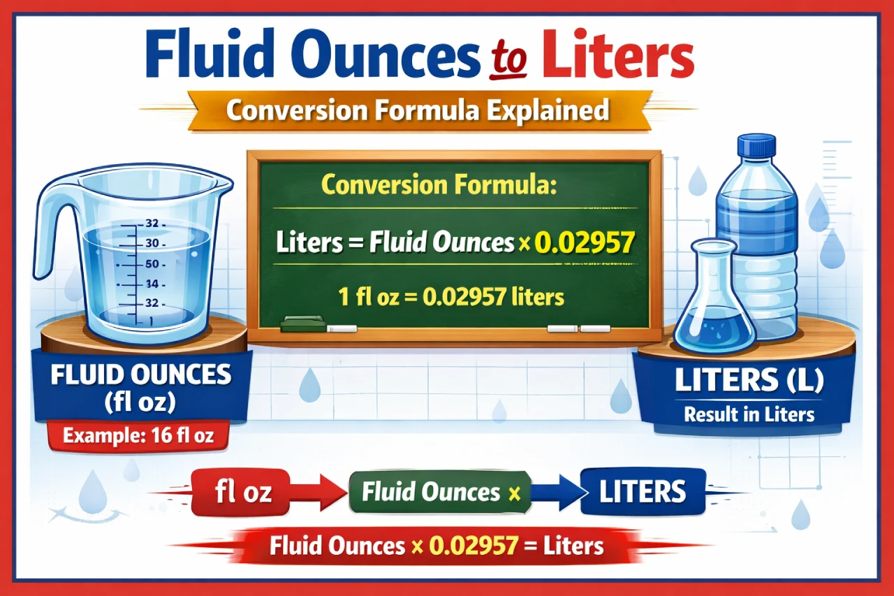 Fluid Ounces to Liters Conversion