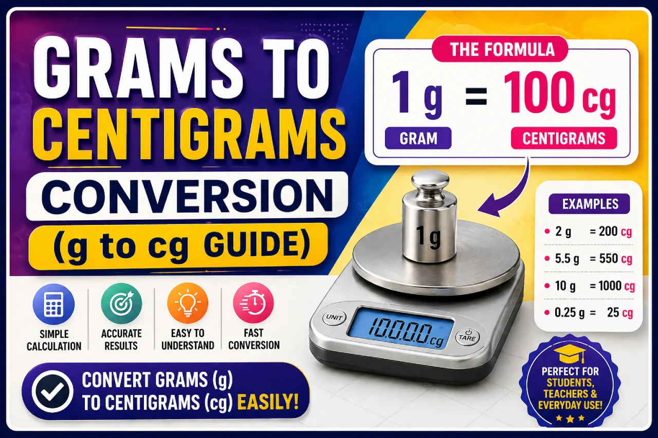 Grams to Centigrams Conversion (g to cg Guide)