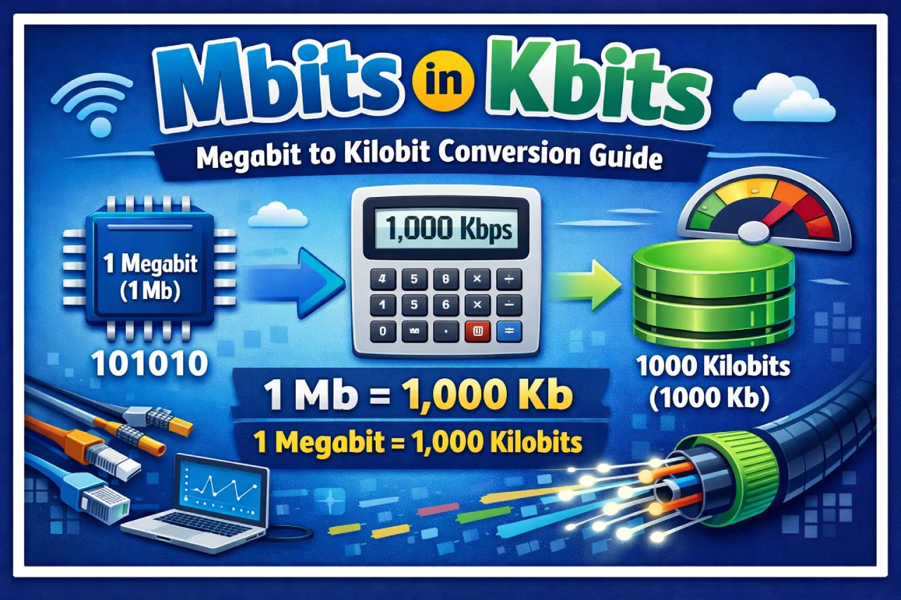 Mbits in Kbits