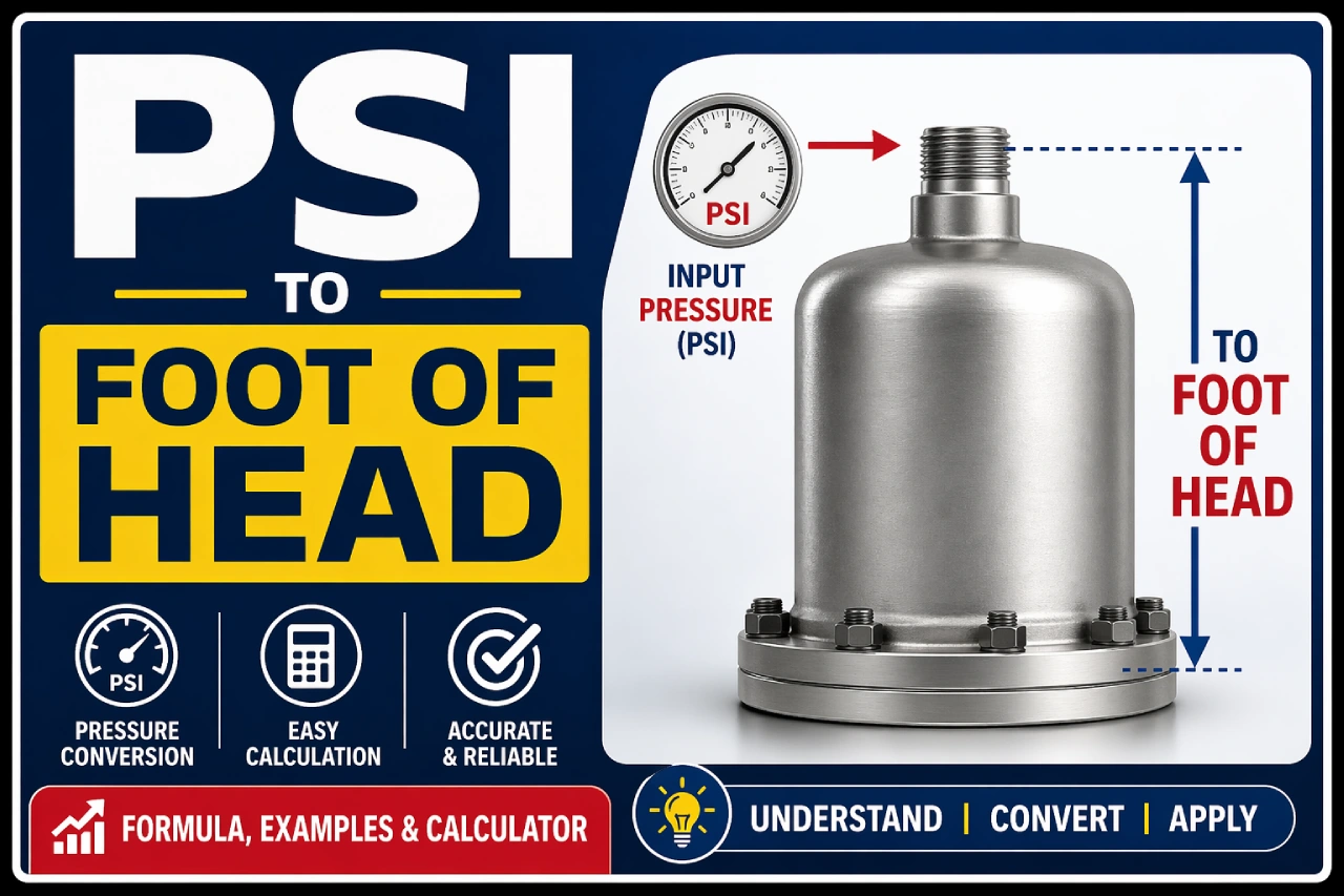 PSI to Foot of Head