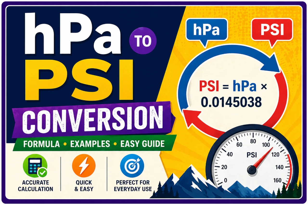 hPa to PSI Conversion