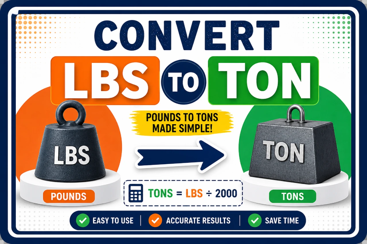 Convert lbs to Ton